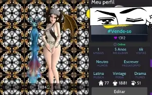 Conta Avakin Life feminina
