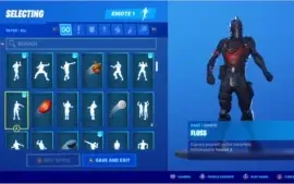 Conta Fortnite - Black Knight com Mako Glider.