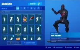 Conta Fortnite - Black Knight com Mako Glider.