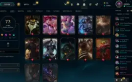 Conta Lol Com 73 Skins Variadas