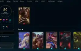 Conta League of Legends Full Acesso - 90 Champs e 50 Skins
