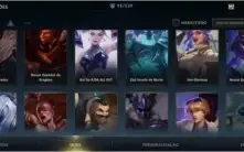 Conta Wild Rift 11 skins e 104 skins no lol de pc diamante 4