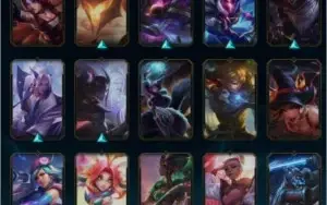 Conta Wild Rift 11 skins e 104 skins no lol de pc diamante 4