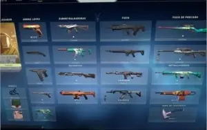 Conta de VALORANT ouro 1/skin