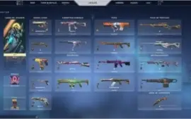 Conta Prata 3 com varias skins upadas e passes completos
