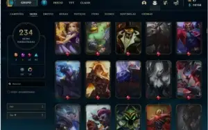 Conta League of Legends - TODOS os campeões!! 234 SKINS!!