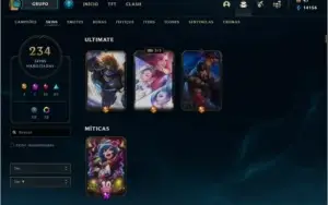 Conta League of Legends - TODOS os campeões!! 234 SKINS!!