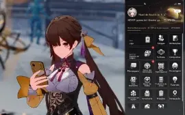 CONTA AR 57 Genshin Impact + Star Rail LV 60