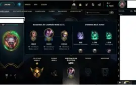 Venda de conta lol com +230 skins e todos os champs .