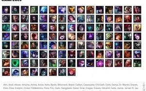 Conta unranked com 50 Skins e 113 Champs + 3 Ultimates