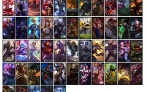 Conta unranked com 50 Skins e 113 Champs + 3 Ultimates