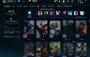 Unranked com 125 Champs e 30 Skins ( JG / TOP / MID )