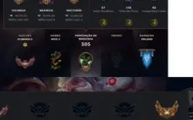 Conta lol 138 campeões/ 63 Skins