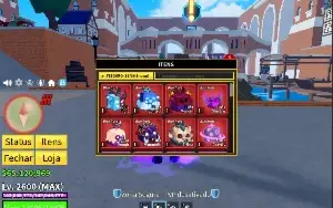 Conta no Roblox Blox Fruits PC LEV 2600