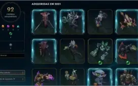 Conta LoL, 550+ Skins