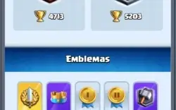 Conta Clash Royale Nível 13, máximo de troféus 5203