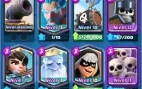 Conta Clash Royale Nível 13, máximo de troféus 5203