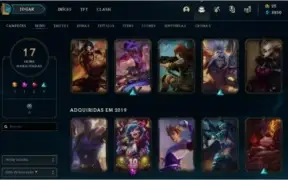CONTA DE LEAGUE OF LEGENDS (unranked)