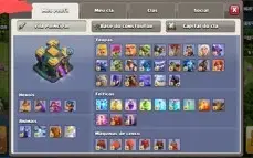 Clash of clans CV14 Full com itens mágicos e 5,501 gemas