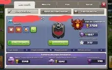 Clash of clans CV14 Full com itens mágicos e 5,501 gemas