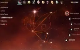 Genshin Impact Hutao com Lança de Jade Primitiva/Mona/Venti
