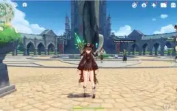 Genshin Impact Hutao com Lança de Jade Primitiva/Mona/Venti