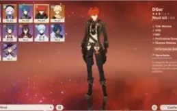 BEST DPS and HEALER com benção , Diluc 1º contelação
