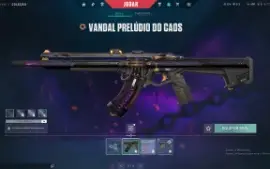 Conta de valorant com 1000 reais gasto