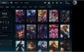 CONTA LEAGUE OF LEGENDS, 926 SKINS, COMPLETA