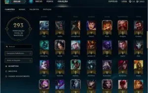 Vendo Conto no LOL gold 4 com 4 skin vitoriosa
