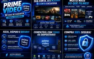 Prime Video 30 Dias | Conta Exclusiva ⭐⭐⭐⭐⭐ (o melhor)