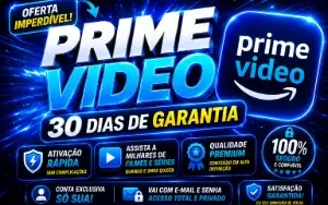 Prime Video 30 Dias | Conta Exclusiva ⭐⭐⭐⭐⭐ (o melhor)