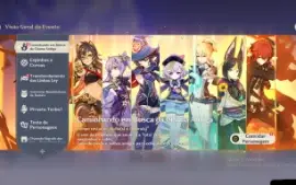 Conta R37 com kazuha, alhaitham + 1 do mochileiro q quiser