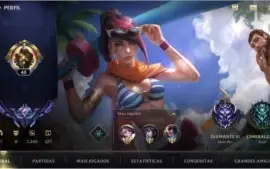 ESMERALDA III + 9 SKINS + 47 CAMPEÕES + PASSE WILD 2ª TEMPO