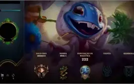 Conta League of Legends 74 champs e 24 skins