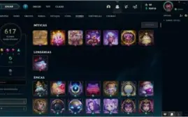 Conta LOL 608 skins gold 2