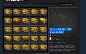 Conta de cs com trade ban 6k+ em skins