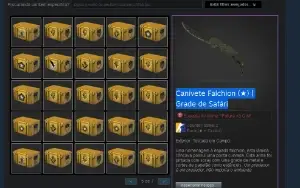 Conta de cs com trade ban 6k+ em skins