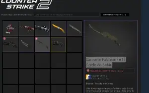 Conta de cs com trade ban 6k+ em skins