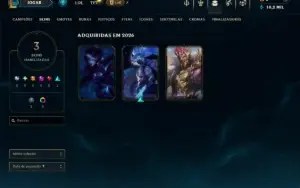 Esmeralda 2 com 60 Champs e 3 Skins