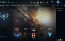 Conta League of Legends Diamante 3 MMR Mestre
