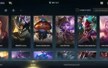 conta wild rift 85 skins 