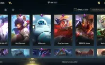 conta wild rift 85 skins 