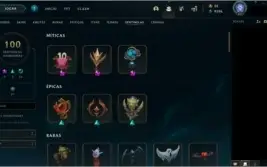 CONTA LOL 1085 SKINS COM PAX TF - PLATINA 2 (MMR D2/D3)