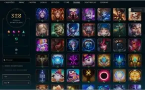 CONTA LOL 1085 SKINS COM PAX TF - PLATINA 2 (MMR D2/D3)