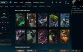 Conta League Of Legends Platina 48 skins
