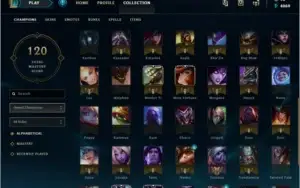 Conta League of Legends lvl 60 66 champs e 65 skins