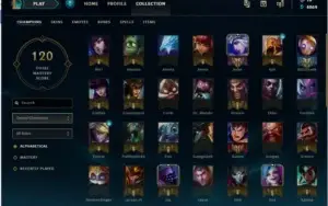 Conta League of Legends lvl 60 66 champs e 65 skins