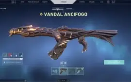 CONTA VALORANT - VANDAL ANCIFOG0, KARAMBIT SAQUEADOR, LEQUE+