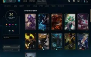 Conta Lol / Gold 1 / 61 Champs / 30 Skins